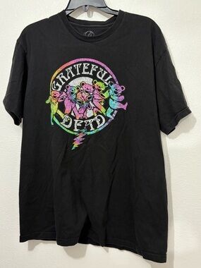 Grateful Dead tshirt dancing bears size Large black shirt